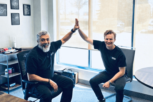 ETG team celebrating a non-profit client win